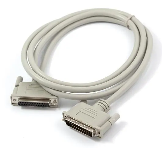 6-Foot Straight Serial Cable – Db25 Male To Db25 Female 1