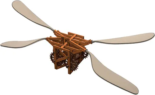 61018 Leonardo Da Vinci Mechanical Butterfly Kit – Kinetic Art & Mechanics Build 1