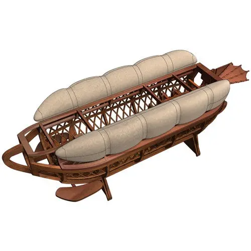 61020 Leonardo Da Vinci Submarine Model Kit – Historical Engineering Replica 1