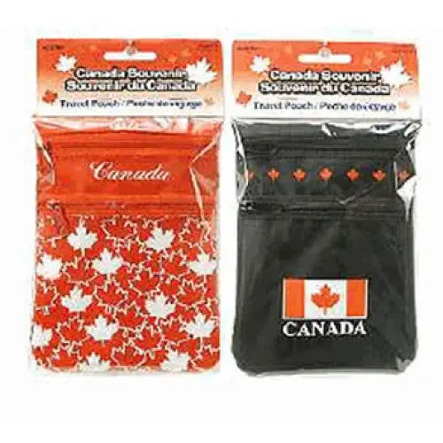 62149 Assorted-Color Travel Pouch – Canada-Themed Souvenir Accessory 1