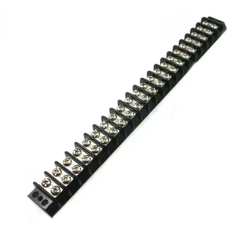 671 Gp 22-Pin Flush-Mount Terminal Block | 2-Row | #6-32 Screw | 14–22 Awg | 10.5 Mm Barrier Spacing 1