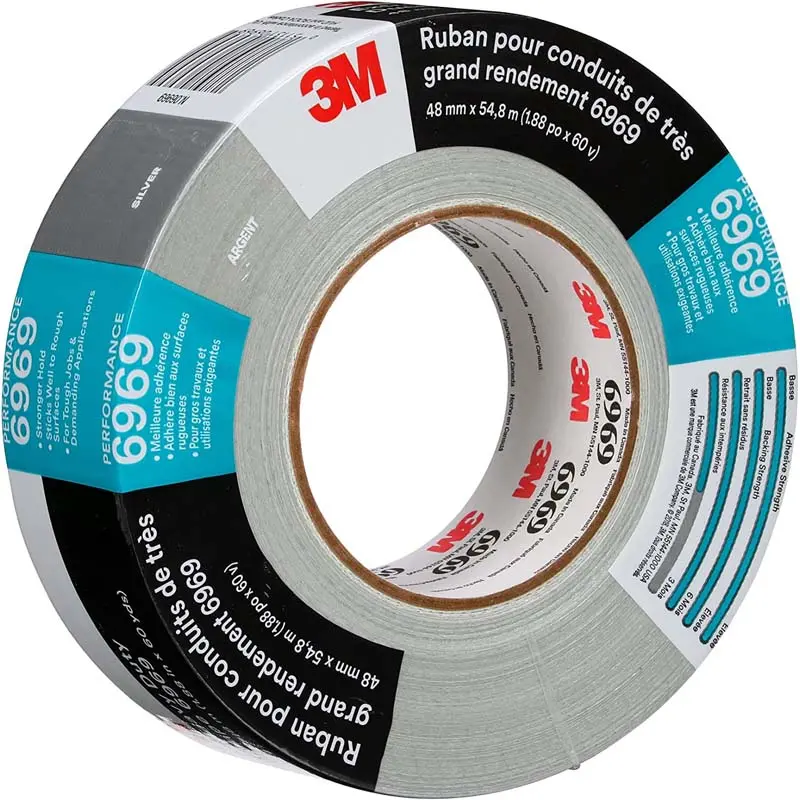 6969 – Gray Duct Tape, 2 Inches × 54.8 Meters 1
