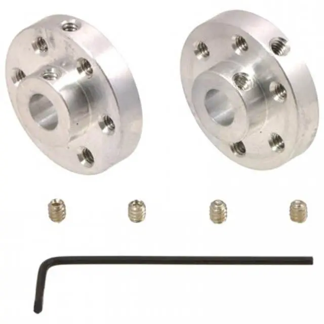 6Mm Aluminum Motor Hub – Precision-Machined (2-Pack, Rb-Pol-136) 1