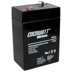 6V 5Ah Sealed Lead-Acid Battery – 2.75×1.85×3.9 In Dimensions 1