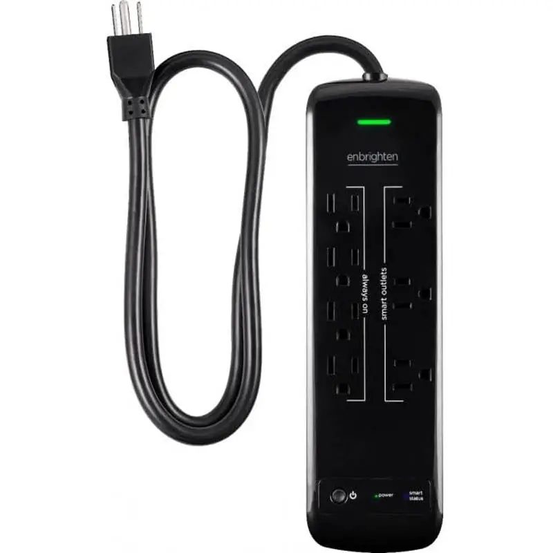 7-Outlet Smart Power Strip With 3-Foot Cord, 1440-Joule Surge Protection, Wi-Fi Enabled & Always-On Usb Ports 1