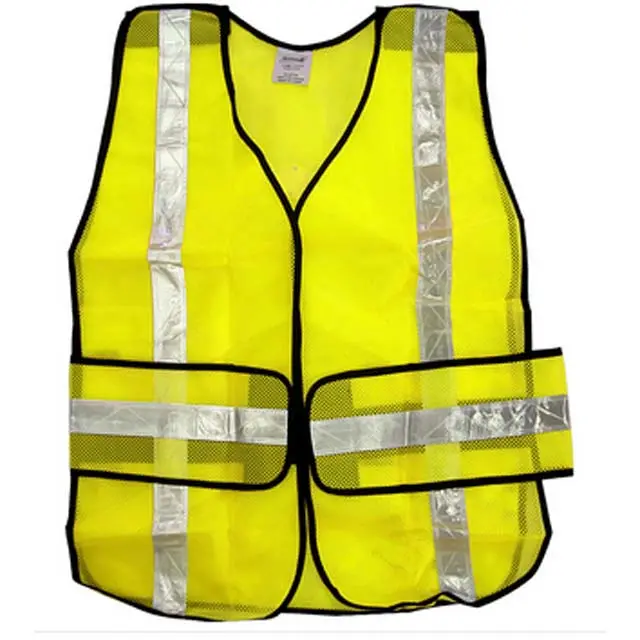 7015-L High-Visibility Reflective Safety Vest – Yellow, One-Size-Fits-All, Ansi Compliant 1