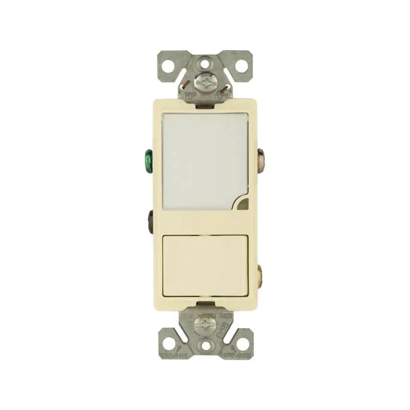 7738La – Dimmable Led Night Light Receptacle, Single-Outlet, Ivory Finish 1