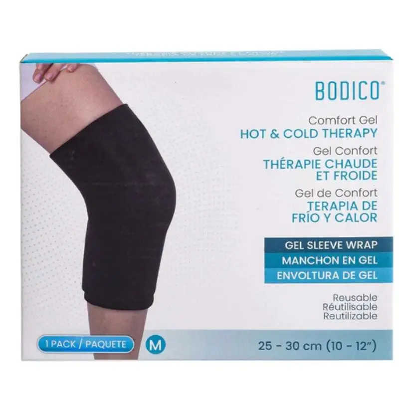 78316 Reusable Knee Wrap With Gel Pack For Hot & Cold Therapy Compression Support 1