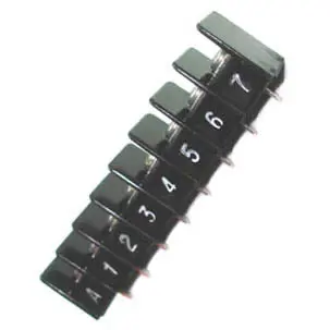 8-Pole Single-Row Pcst Terminal Block, 8.1Mm Centerline, #6-32 Screw, 16.5Mm Width 1