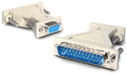 9-Pin Female To 25-Pin Male D-Sub Gender Changer Cable 1