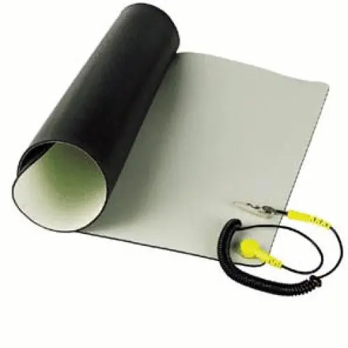900-114 Large Antistatic Work Mat – 23 × 47 Inch Beige Esd Table Kit With Grounding Cord 1