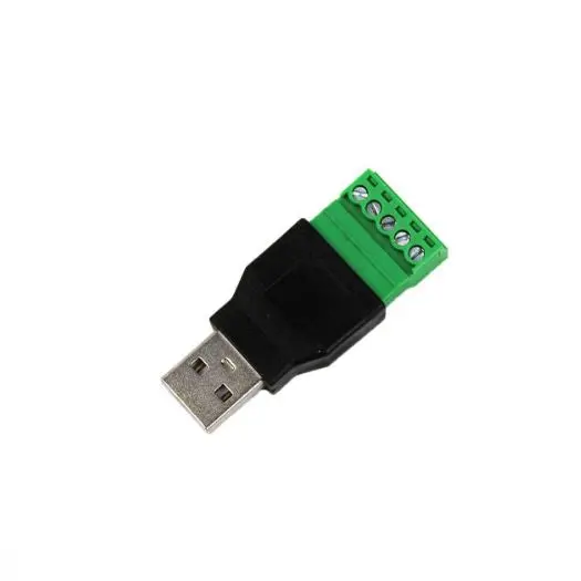 90850 Usb-A Male To 5-Pin Screw Terminal Block Connector 1