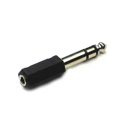 Ac1050 – 6.3 Mm Stereo Plug To 3.5 Mm Stereo Jack Audio Adapter (Heavy-Duty) 1