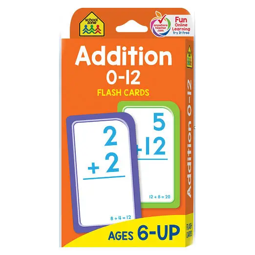 Addition Flash Cards For Early Math Learning 1