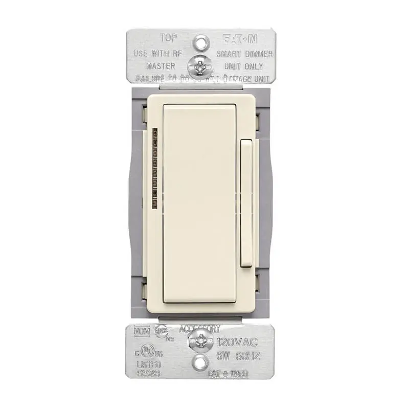 Almond Decora Wi-Fi Smart Slide Dimmer – 3-Way Compatible, 120V 1