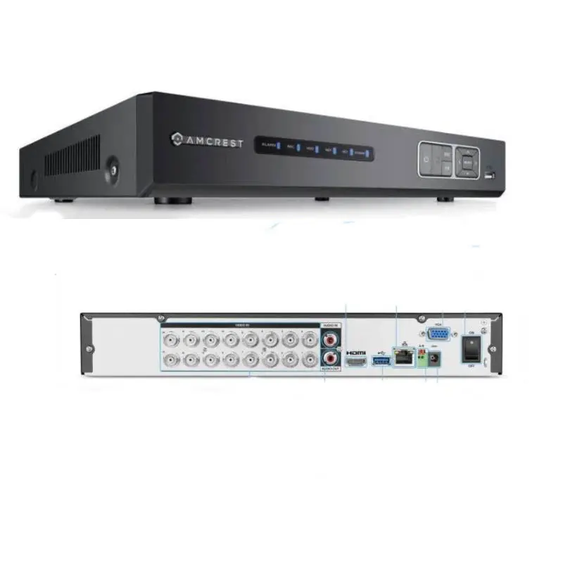 Amdv108116-S3 – 16-Channel 1080P Dvr With 2Tb Hdd Preinstalled, No Remote Included 1