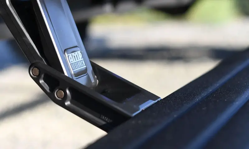 Amp Research 86242-01A Powerstep Smart Series Black Running Boards – Automatic Retractable Step System 1