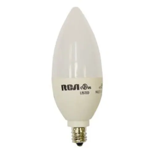 B10 Led Bulb – E12 Candelabra Base, Warm White (3000K), 4.5W, Dimmable, Blunt-Tip Design 1