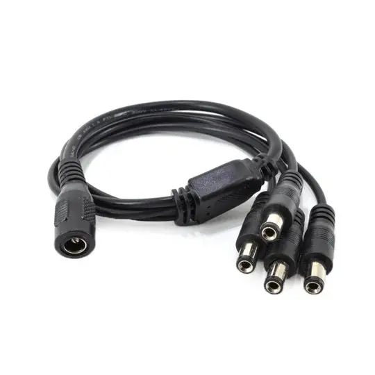 Barex-001352 – Camera Power Splitter: One Female To Four 2.1×5.5Mm Male Outputs 1