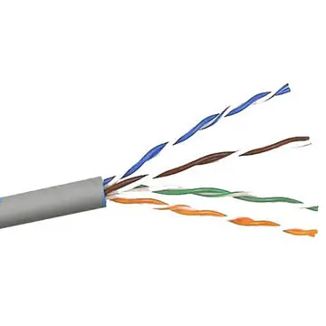 Bk-C6Sl-6Gy – Cat6E Solid Gray Cable – 1000Ft, Utp, 23Awg, 550Mhz, Ft6 Rated 1