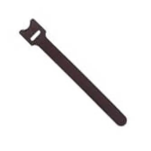 Black 8-Inch Hook-And-Loop Cable Ties (25 Pcs) 1