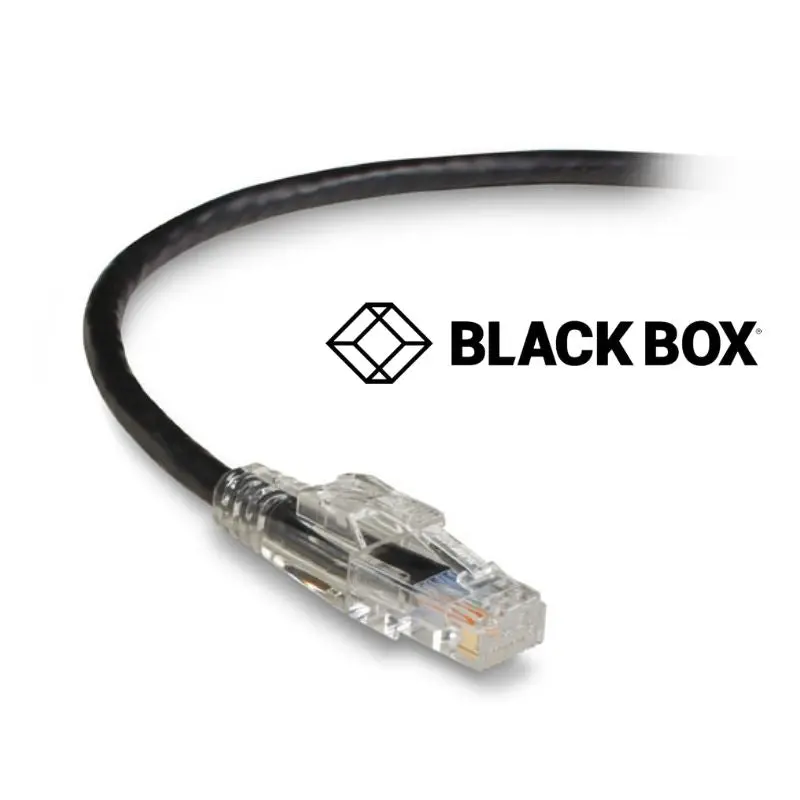 Black Cat5E Snagless Patch Cable – 30 Foot Length 1
