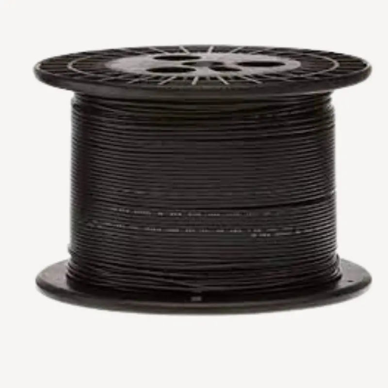 Black Stranded 18 Awg Teflon Wire – 2500 Ft, Unshielded, Silver-Plated Copper Conductor 1