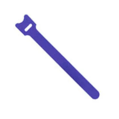 Blue 8-Inch Hook-And-Loop Cable Ties (25 Pcs) 1