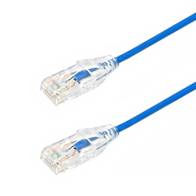 Blue Cat6 Ethernet Patch Cord – 4 Ft, Snagless Boot, High-Performance Networking Cable 1