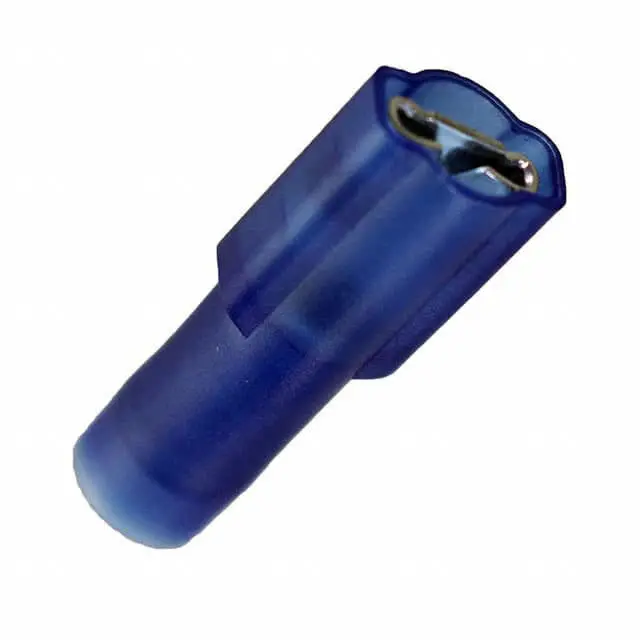Blue Quick-Connect Female Terminal – 0.250-Inch, 16–14 Awg, Fully Insulated (5-Pack) 1