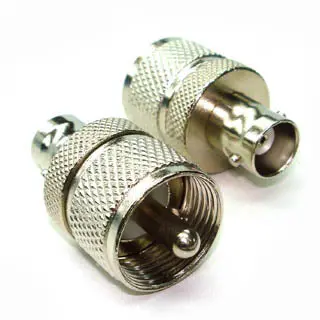 Bnc To Uhf Adapter: Female Bnc To Male Uhf 1