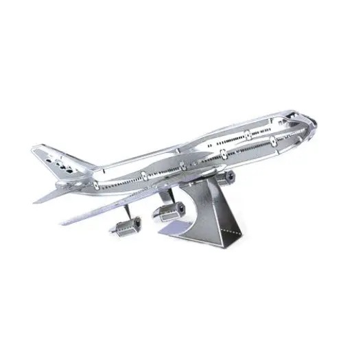 Boeing 747 Jet Airplane 3D Metal Earth Laser-Cut Model Kit 1