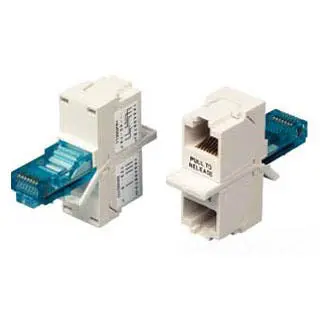 Br851341B: 8P8C Modular T-Splitter Adapter — Jack-To-Two Plugs, Wall-Mount Compatible 1