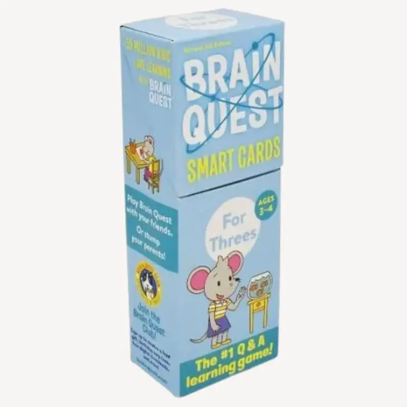 Brain Quest Smart Cards For Age 3 – Revised 5Th Edition Educational Flashcards 1