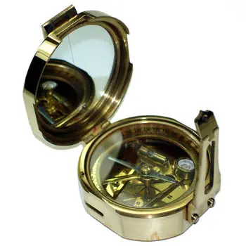 Brass Round Compass – Precision Navigation Tool (Ars-705) 1