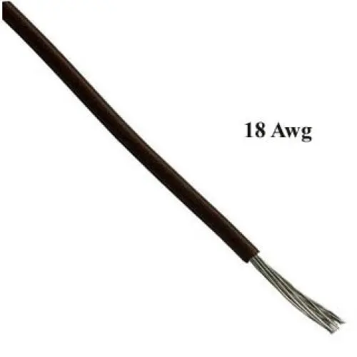 Brown Stranded 18 Awg Thermoplastic Wire – 5000 Ft, Tc Rated, 300 V, 125°C, Indoor Use 1
