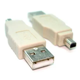 Ca-1017Bc – Usb A-Male To Mini-B Male (4-Pin) Adapter 1