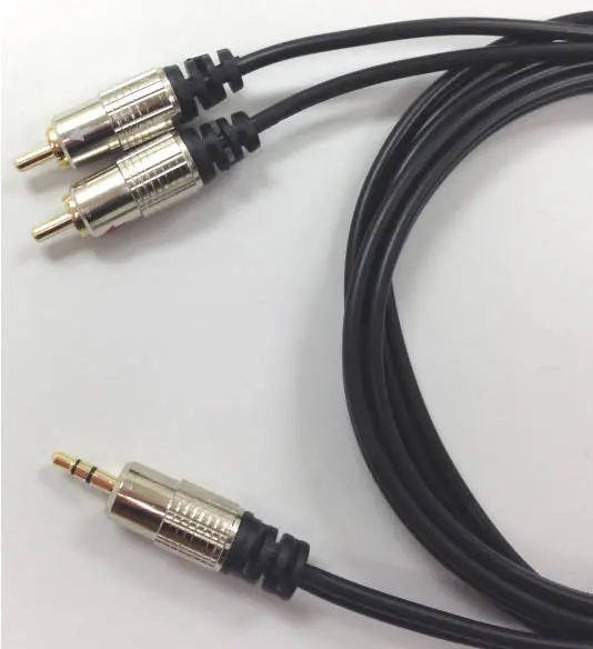 Ca1075M-12 — 12-Foot 3.5Mm Stereo Plug To Dual Rca Plugs Cable 1