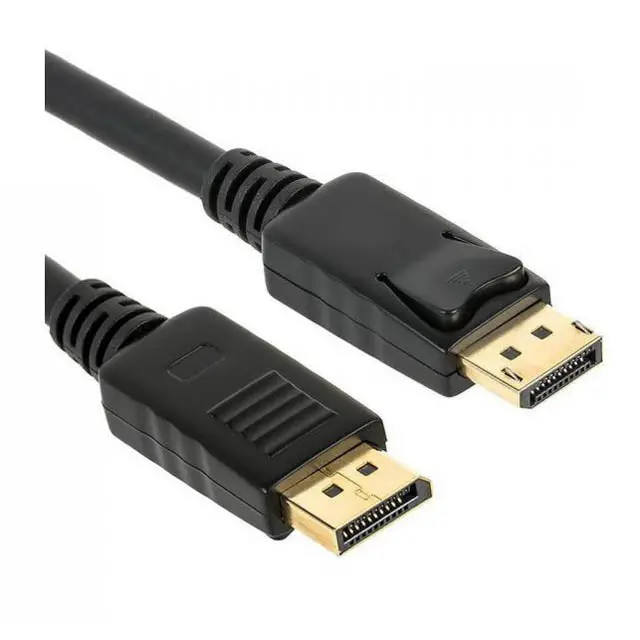Cab-Dp-Dp-06Ft-Blk Displayport 1.2 Cable – 6-Foot Male-To-Male, Full-Bandwidth Video & Audio 1