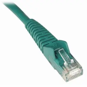 Cat 5E Green Network Cable – 3 Ft, Snagless Boot Construction 1