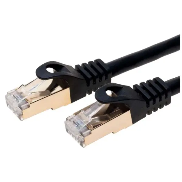 Cat 7 Outdoor Ethernet Patch Cable – 100Ft, Double-Shielded S/Ftp, Direct-Burial Rated 1