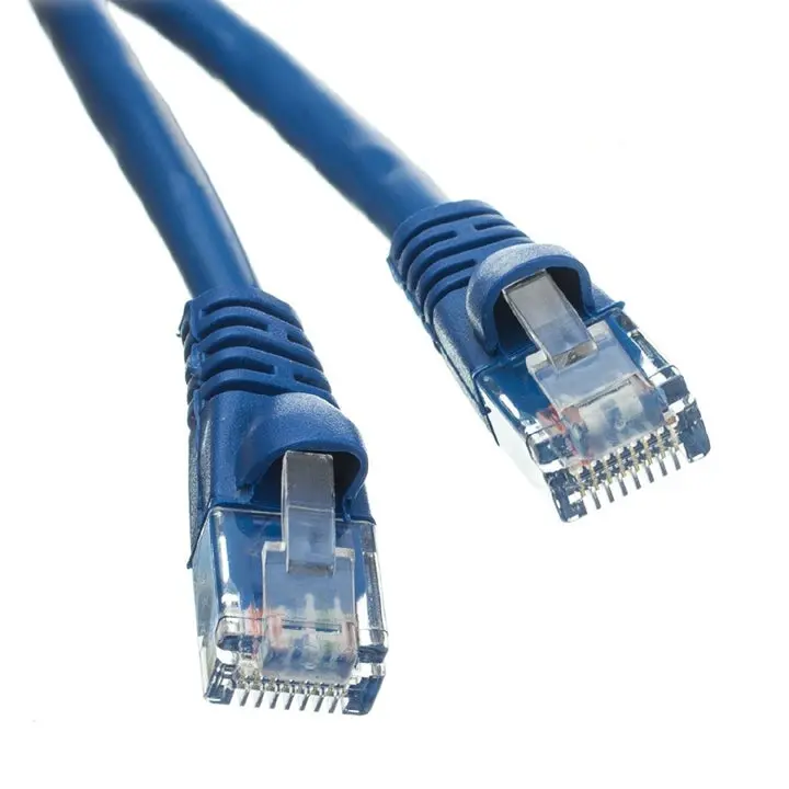 Cat5E Snagless Blue Patch Cables – 10-Foot Length, 10-Pack 1