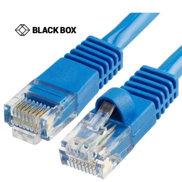Cat6 Blue Ethernet Patch Cable – 3Ft Snagless Boot Design (10-Pack) 1