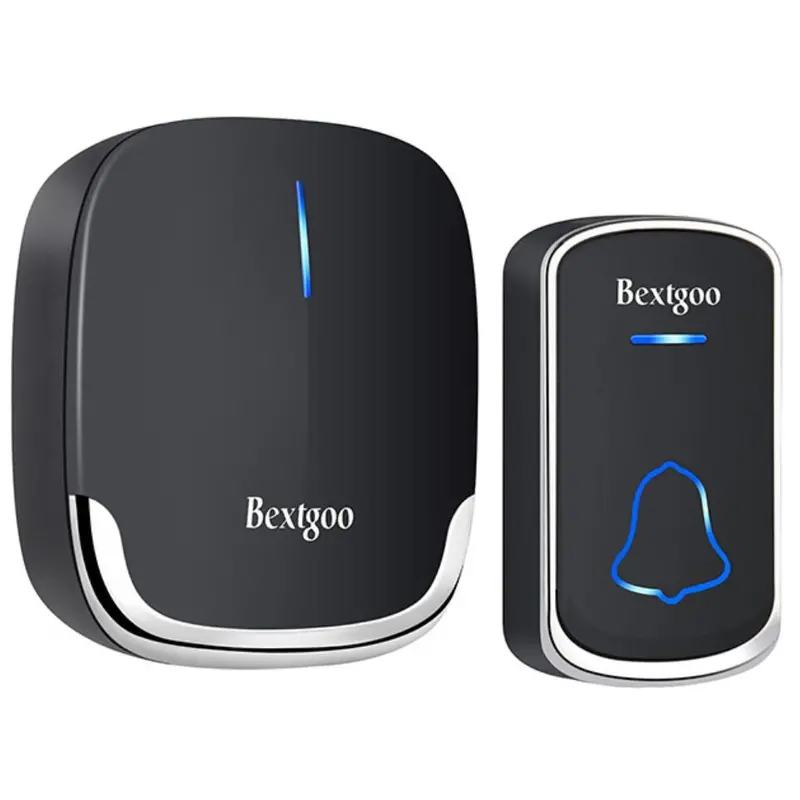 Ce-Doorbell-Bextgoo Long-Range Wireless Door Chime – 400 M Range, 58 Tones, 5 Volume Levels 1