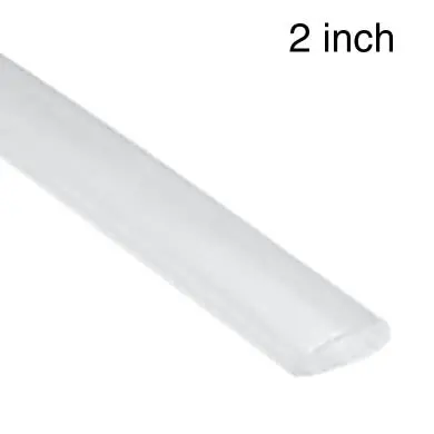 Clear 2-Inch Heat-Shrink Sleeve – 4-Foot Length, 2:1 Shrink Ratio, 600V/125°C Rated 1