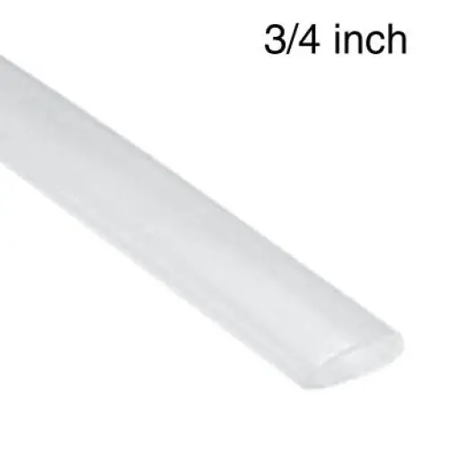Clear Heat-Shrink Tubing – 3/4 In Diameter × 4 Ft, 2:1 Shrink Ratio, 600V / 125°C Rating 1