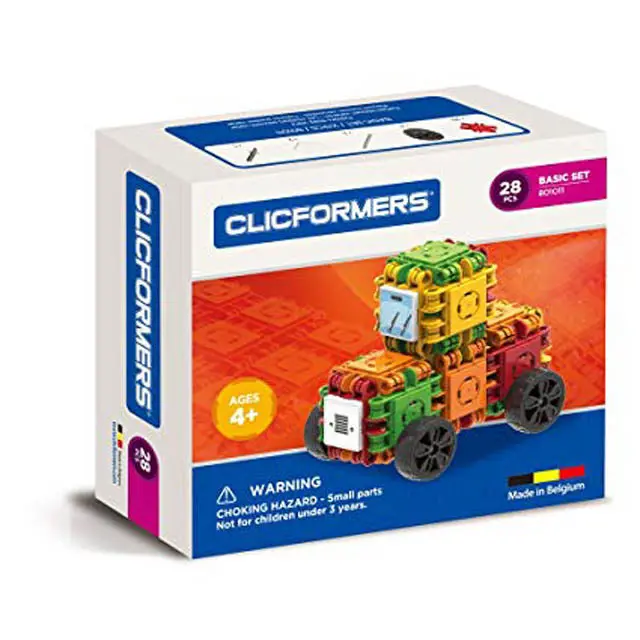 Clicformers Construction Truck Set – 28-Piece Building Toy For Creative Play 1