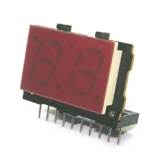 Cmk29Ehb Sk5502N: Dual-Digit Red 7-Segment Led Display – Common Anode, 10Mm, Sip Package 1
