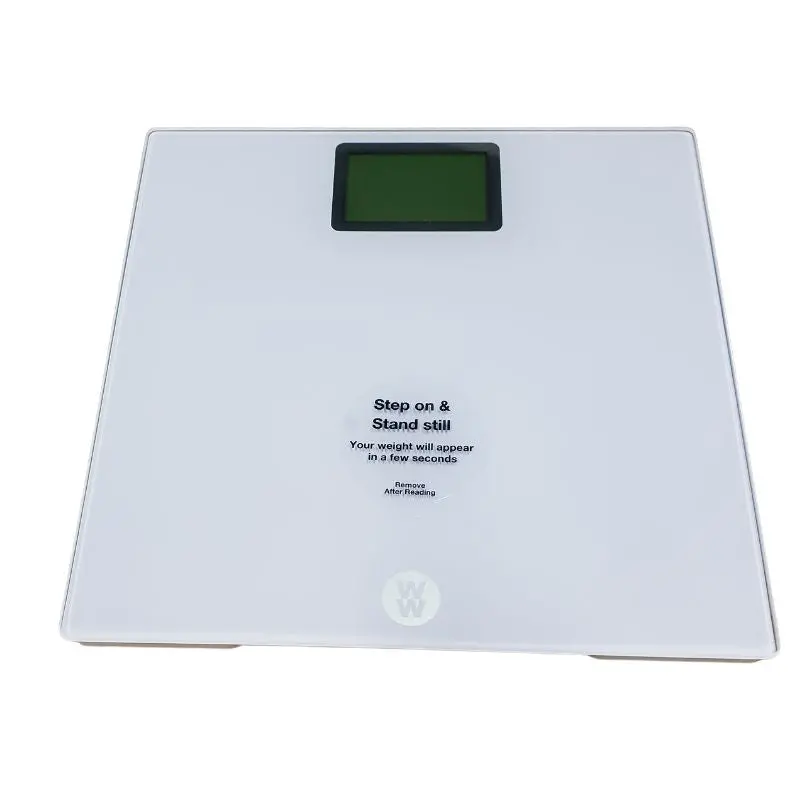 Compact Digital Bathroom Scale – 2" Blue Backlit Display, 400 Lb Max Weight 1