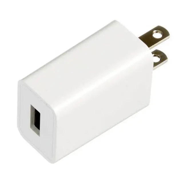 Compact Usb Wall Charger – 5V/1A, Dual-Tone White And Black Design 1
